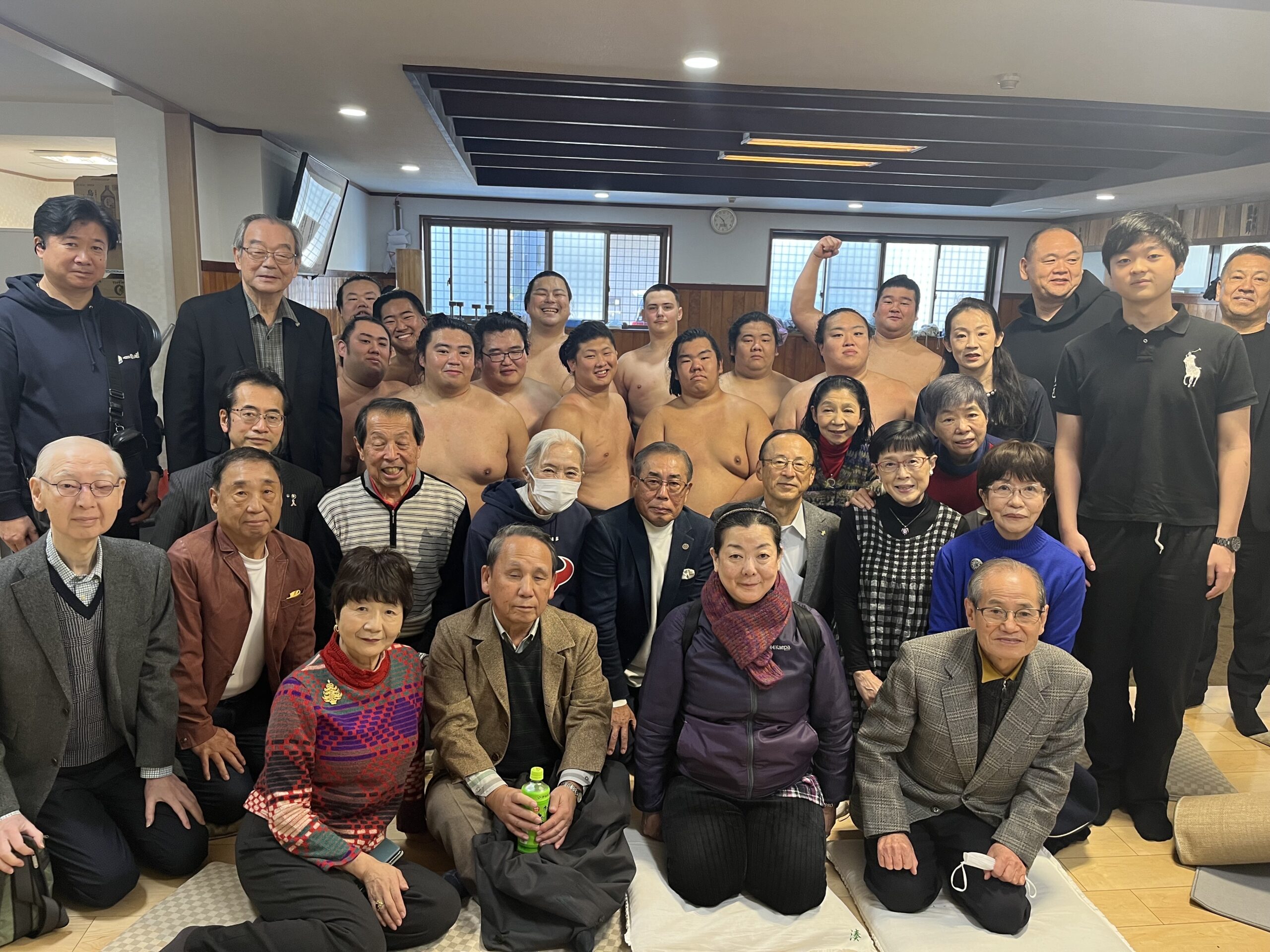 「女性100名山を深く楽しむ会～湊部屋朝稽古＆ちゃんこ会～」｜女性100名山オフ会レポート