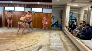 JKSKサロンレポート「湊部屋　朝稽古見学＆力士特製ちゃんこ会」 